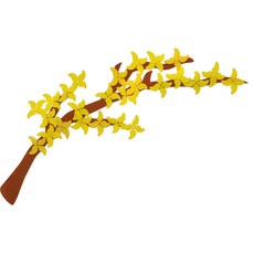 [유니아트]- 개나리나무_펠트i, 45x15cm, 2개