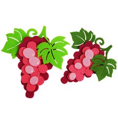 [유니아트]- 포도_펠트i, 11cm, 2개