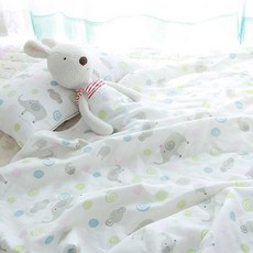 Tasum 大象紗布 6 層羽絨被 130 x 150 厘米, 混色