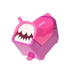 ZOKO 조코 몬스터즈 장난감보관함 붕붕카, 핑크, 1개