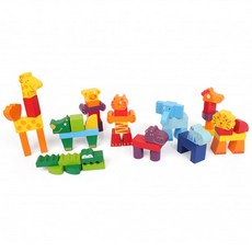 드제코 원목블록 크레아니모-52pcs, 혼합, 395x185x160 mm, 1개