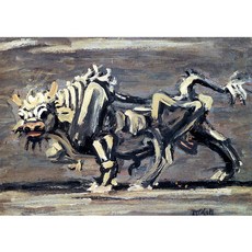 정원미술관 A638 흰 소 이중섭 명화