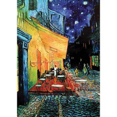 美術館花園夜晚的咖啡座文森·梵谷名畫 A010