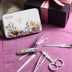 BELL METAL 高級銀色納米指甲護理套組 BN8177B, 1個