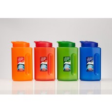 MOOL 투웨이 칼라물병 ATB-1 물병, 오렌지, 1.2L, 2개