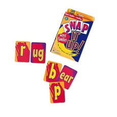 Learning Resources Snap It Up 字母拼讀與閱讀卡牌遊戲, 混合顏色, 1個