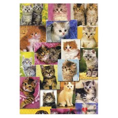 퍼즐라이프 귀여운 냥이 패밀리 직소퍼즐, 150피스, kittens, 1개
