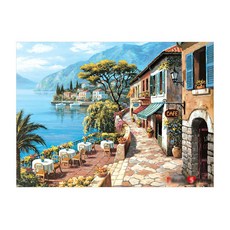 PUZZLE LIFE Overlook Cafe 圖畫拼圖 51 X 73.5cm 1000片, 1個, 1000件