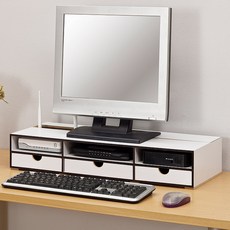 4MERIT 多合一機上盒整理架, 白色, 1個