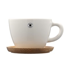 HOGANAS 光澤茶杯, 白色的