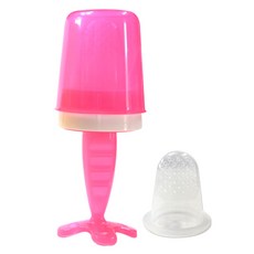 AGAFURA 矽膠榨汁機網+填充網, 粉色, 1組