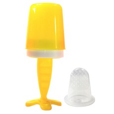 AGAFURA 矽膠榨汁機網+填充網, 黃色, 1組