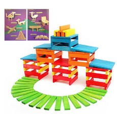 建築積木 - Keunsol彩色卡普樂 500片+範例書, 1個