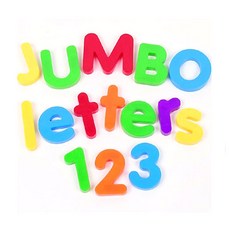 [Learning Resources] 점보자석문자(3종)세트JumboMagneticLetters&NumbersComboSet, 1개, 116피스