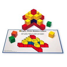 [Learning Resources] 창의력 쌓기나무 활동팩 Creative Color Cubes™ Activity Set, 1개