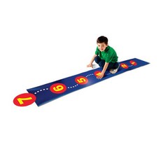[Learning Resources] 스텝-바이-스텝 숫자 매트 Step-By-Step Number Line, 폭 약 30cm, 길이 300cm, 1개
