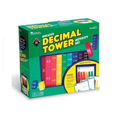 [Learning Resources] 소수막대활동팩DeluxeDecimalTower, 1개