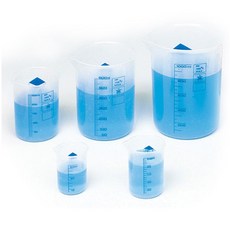 [Learning Resources] 비이커 세트 Graduated Beakers (5종), 50ml 용기 외, 1개
