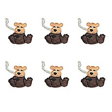 Loofah-art 熊1(BEAR) 套組, 1個, 6入