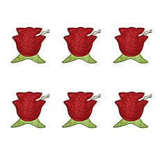 Loofah-art 紅玫瑰 RED ROSE 套組, 1個, 6入