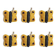 Loofah-art 蝴蝶3(butterfly) 套組, 1套, 6入