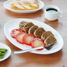 ERATO 強化素面橢圓盤, 1個