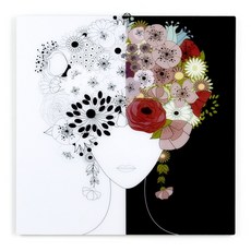 FKUA-그림 60*60 러즈-우먼실루엣, 1개