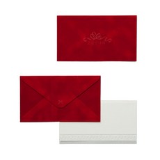 yoteamo 高級信封 PP07, 5個, 紅色