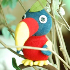 水果鳥 衛生紙架 DIY (含5色線), 1個