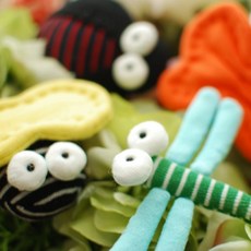 昆蟲DIY床鈴 8色線包含, 1個