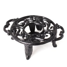 허브라이프 엔틱 주물워머 1구 A, 블랙, 1개