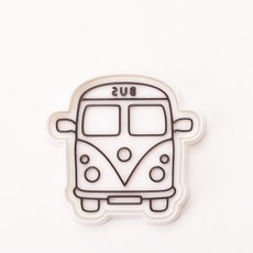 復古巴士餅乾壓模+印章, 1個
