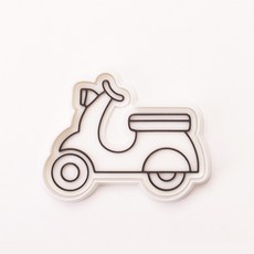 復古速克達餅乾模具+壓模, 1個