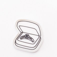 烘焙餅乾模+戒指壓模, 1個