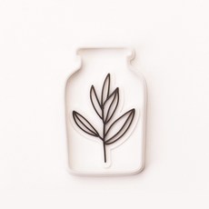 復古玻璃瓶葉子餅乾模具+壓模 D, 1個