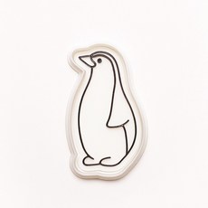 企鵝餅乾模具+印章, 1個