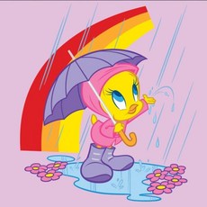 [무비캔버스아트] 명화그리기 트위티 사랑비, 1개