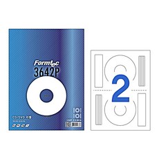 폼텍 잉크젯 CD 라벨 IJ-3642P, 100매