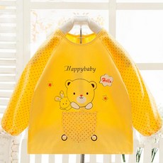 [라이프스푼] 어린이집 방수 앞치마&가운 토끼와곰돌이, 토끼와곰돌이_2