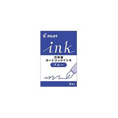 PILOT 百樂 Kakuno 鋼筆卡式墨水, 3個, 藍色