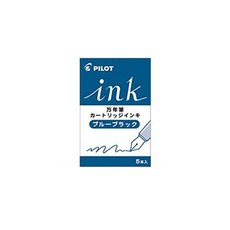 파이롯트 카쿠노 만년필 잉크 카트리지, 블루블랙, 3개