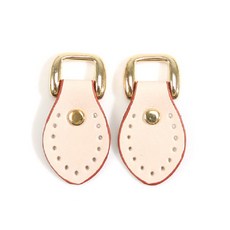 byhands 皮革掛環, 象牙白