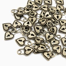 byhands 青銅拉鍊（Zip Tech）心鎖, 50個