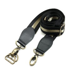 [바이핸즈] 라인웨빙숄더핸들, 블랙, 1개