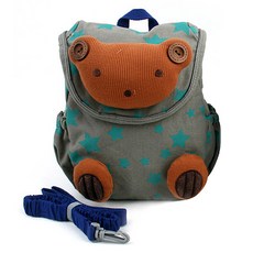 WINGHOUSE 印花小熊防走丟包, 灰色