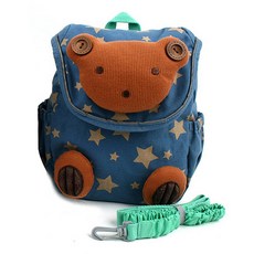 WINGHOUSE 印花小熊防走丟包, 藍色