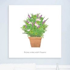 GGOOMIM 花園 cw217 無框畫, B型, 無