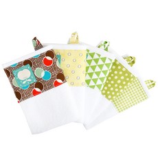 Coney Island 男童拼接圖案印花掛繩毛巾組 G款, 1個