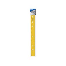 베이직 쥬웰톤 컬러 자 30cm, 옐로우, 5개