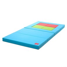 디자인스킨 4단 베이비 블럭 소파, 블루